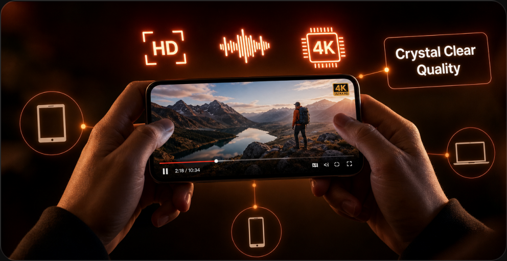 High definition video export quality comparison